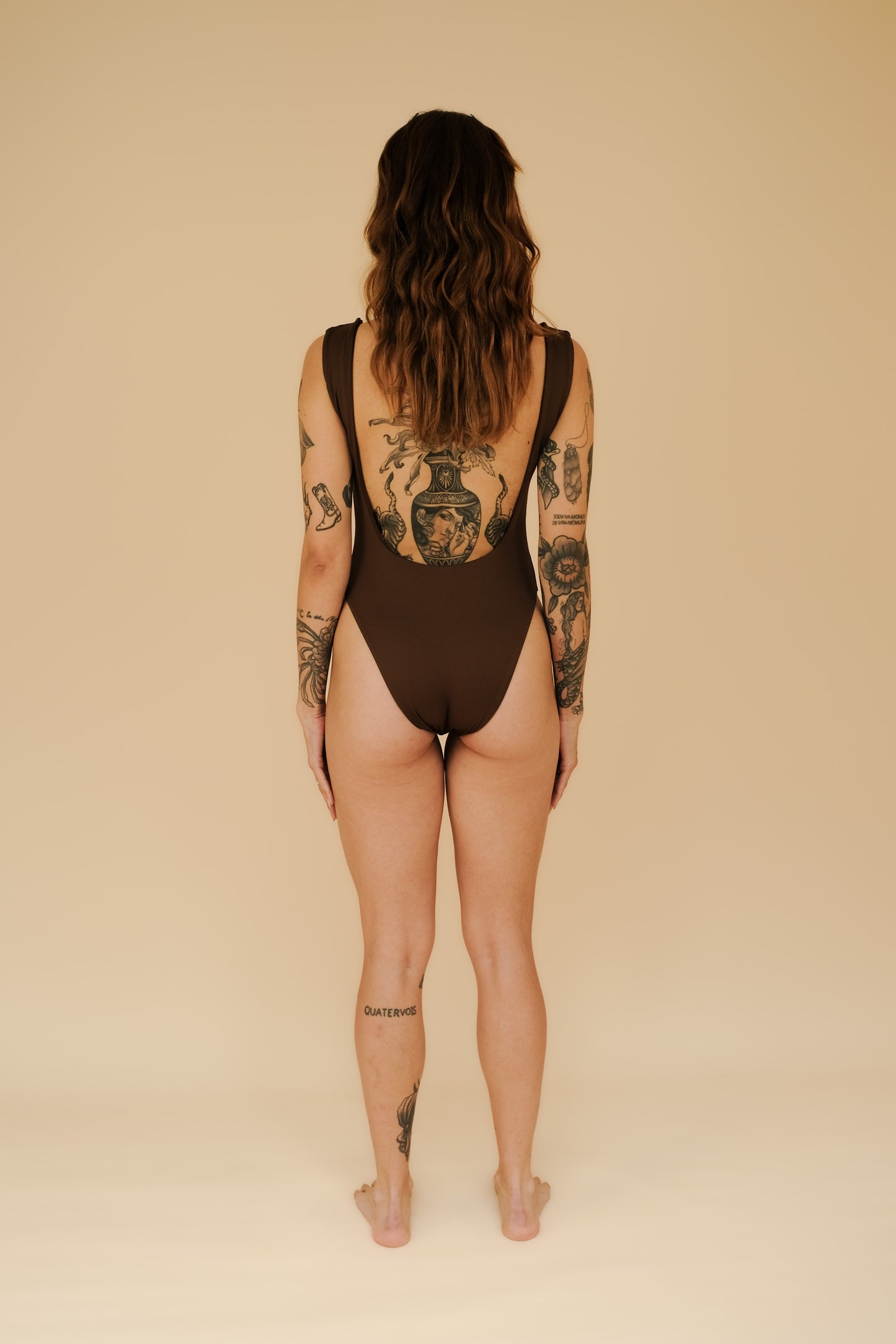 "Brand New Dream" Brown Swimsuit