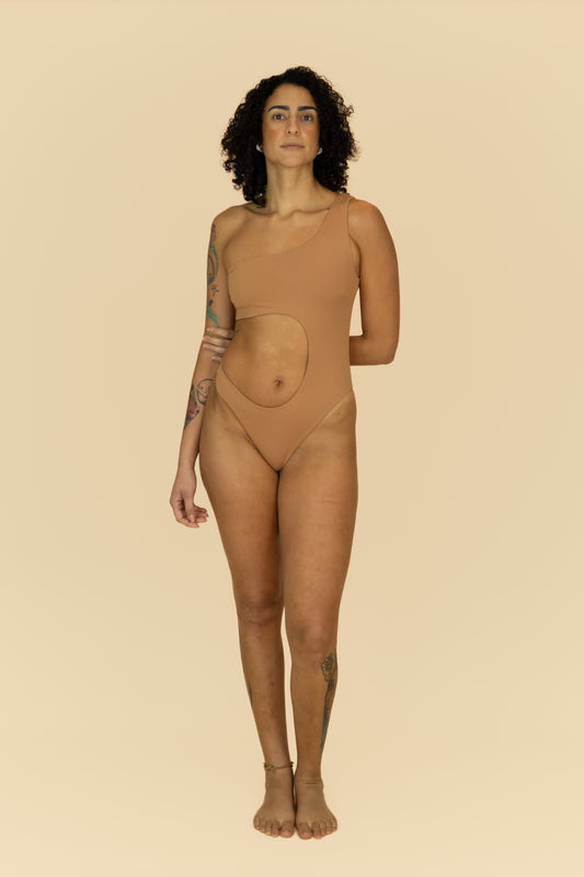 Odara Beige Swimsuit