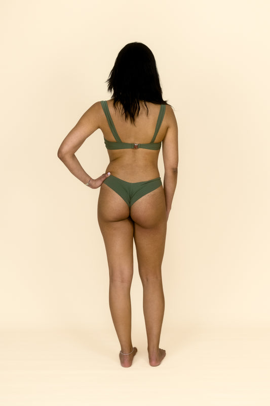 "Wave" Green Bottom - back