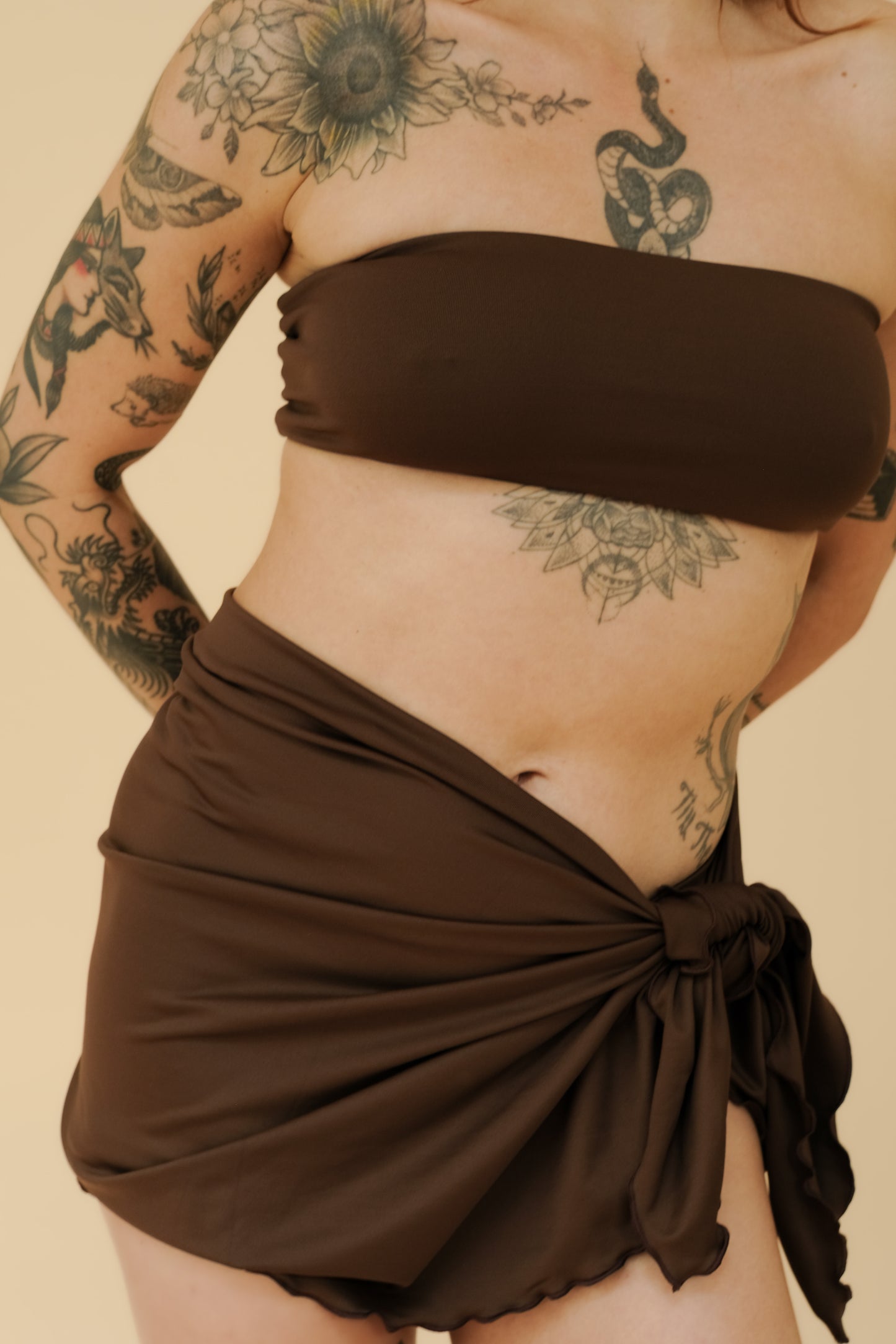 Lis Brown Skirt